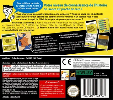 Histoire de France pour les Nuls, L' (France) box cover back